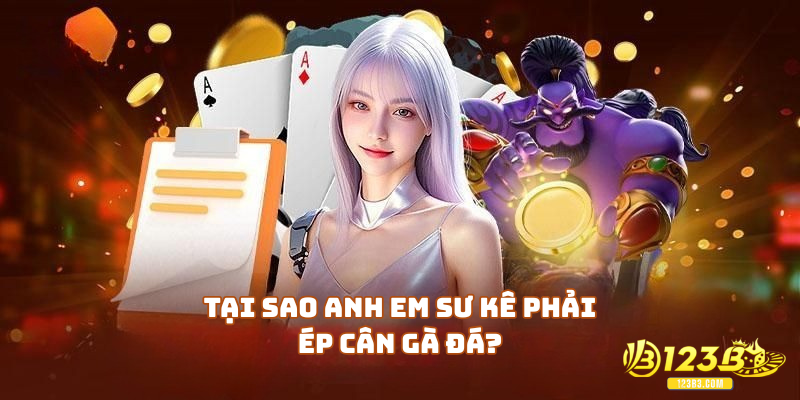 Tại sao anh em sư kê phải ép cân gà đá?