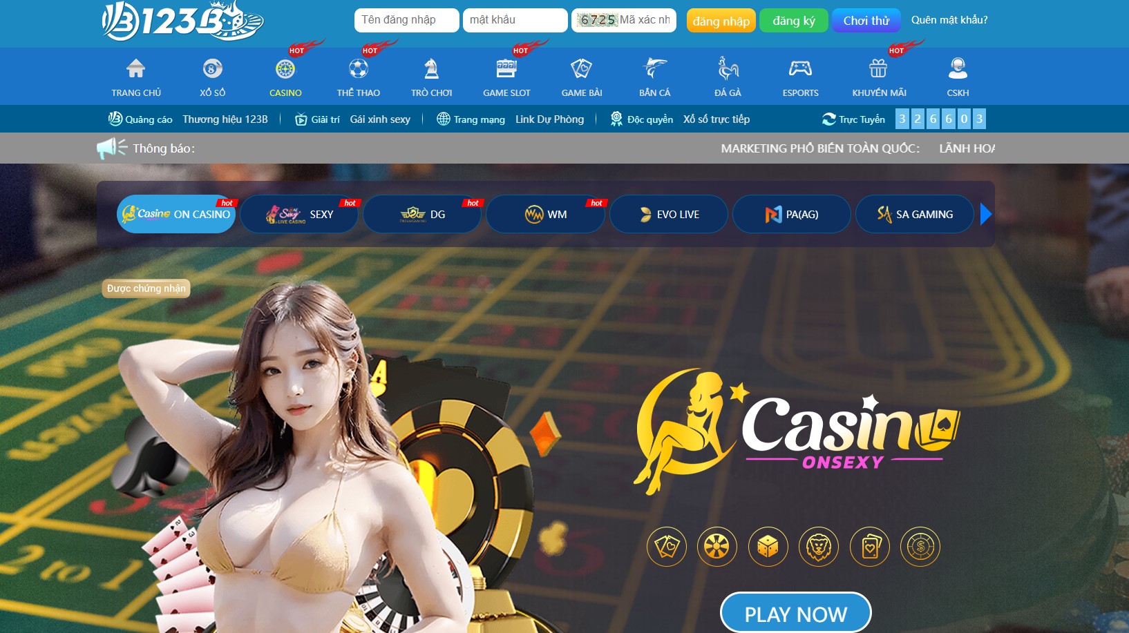 casino 123b