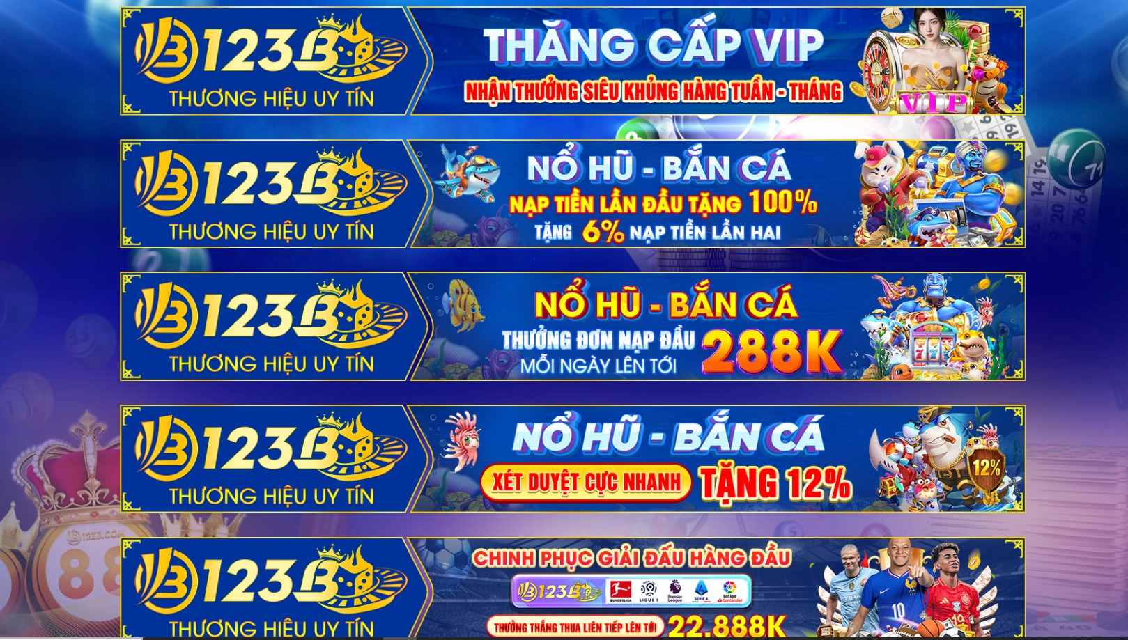 khuyến mãi 123b